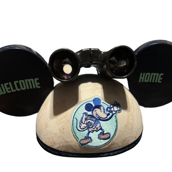 Disney Vacation Club DVC Mickey Mouse Hat with Chin Strap & Binoculars - Picture 3 of 16